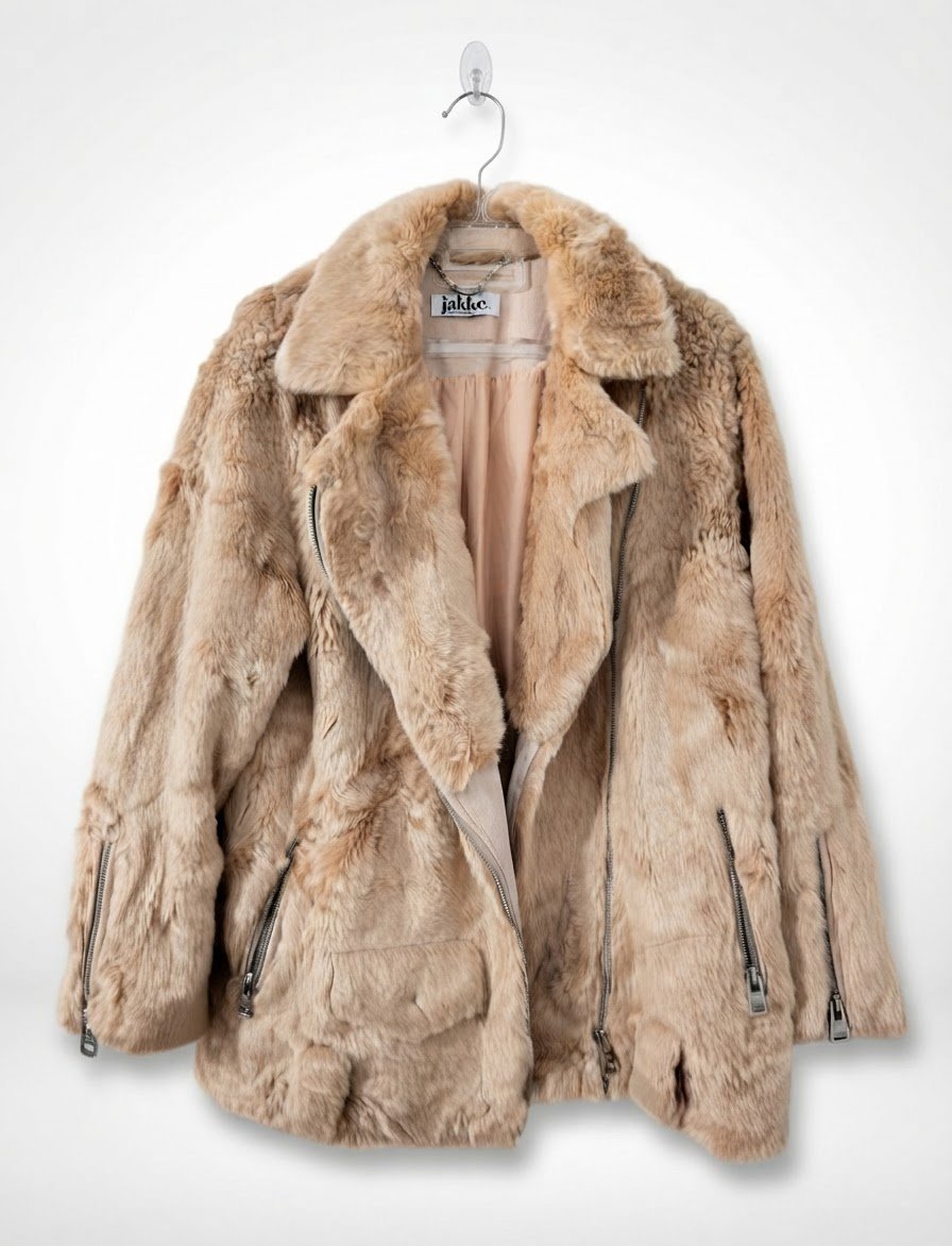 Manteau fourrure rosé Taille M/L de la marque jakke