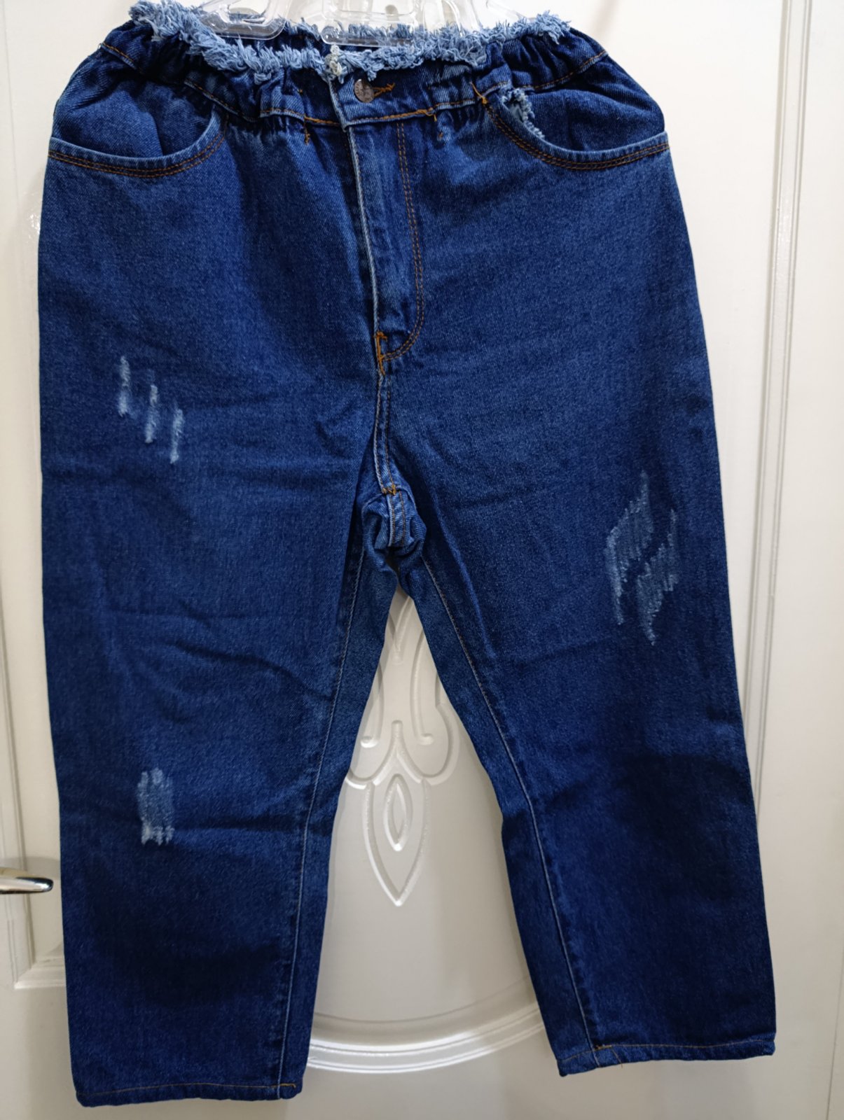 Pantalon jeans taille haute  S/M