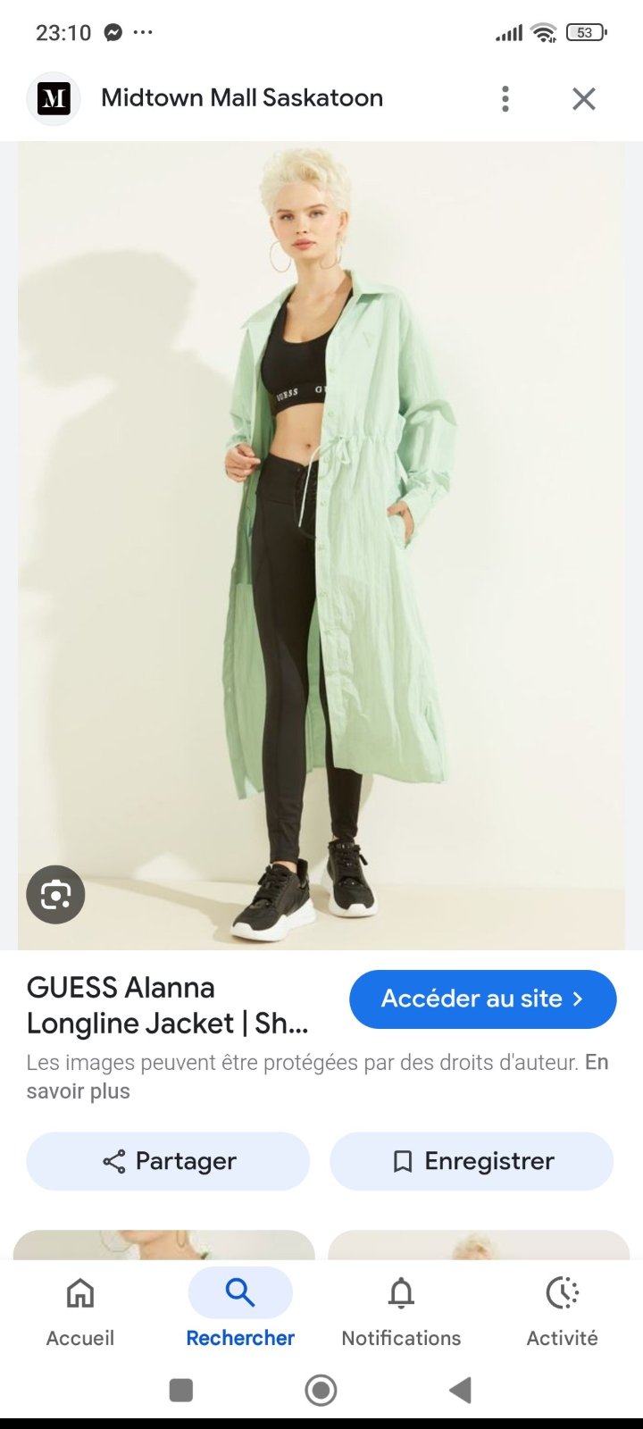 Guess alanna jacket Long