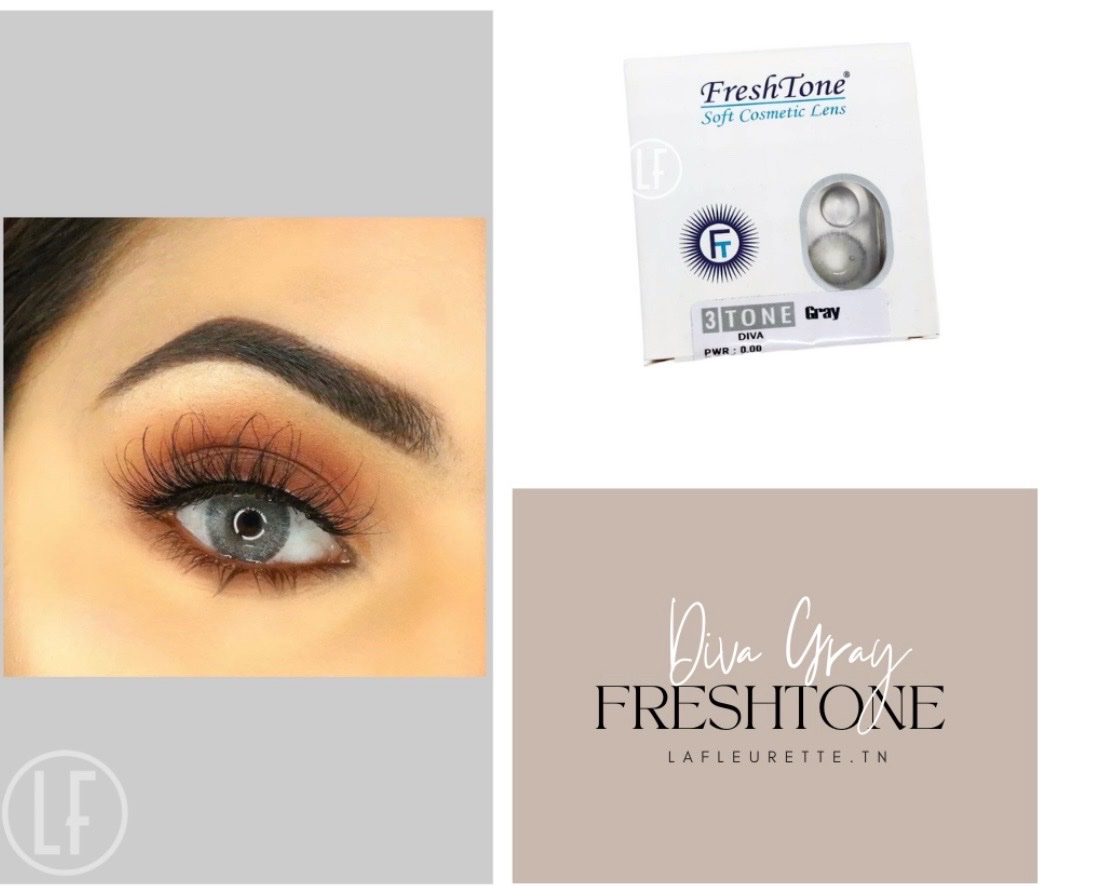 Lentilles couleur gris 