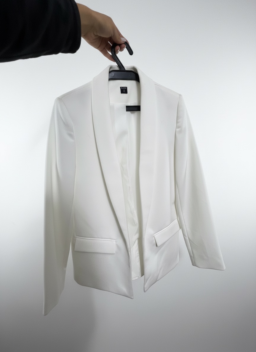 Blazer blanc kiabi