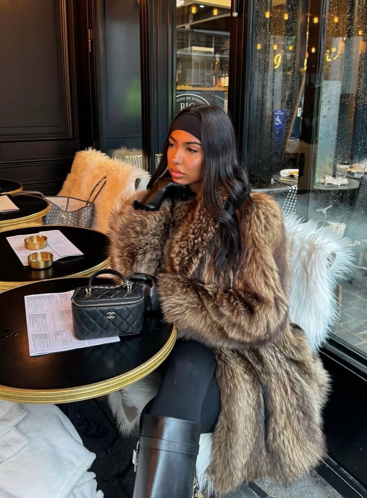 Fur coat