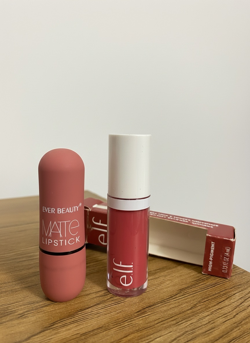 E.L.F Camo liquid blush + lipstick Matt 