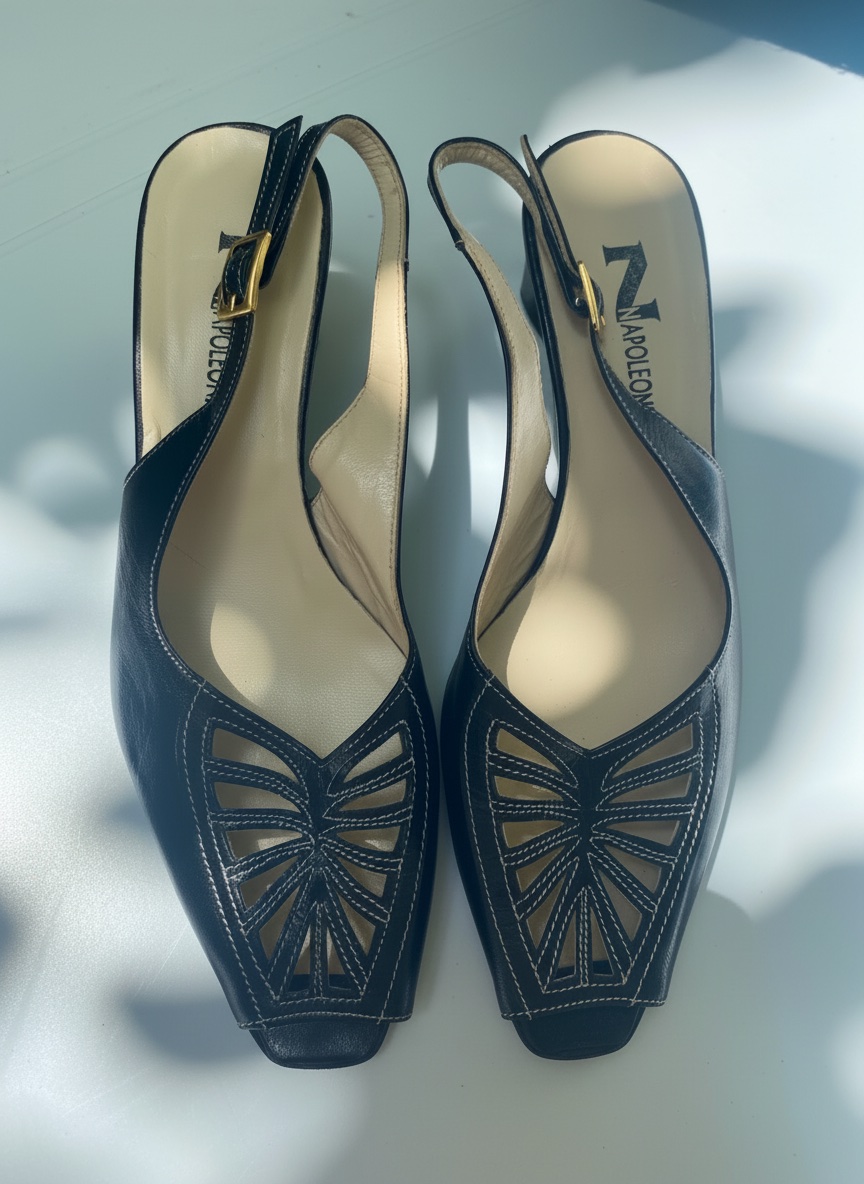 Escarpins slingback marque Napoleoni 