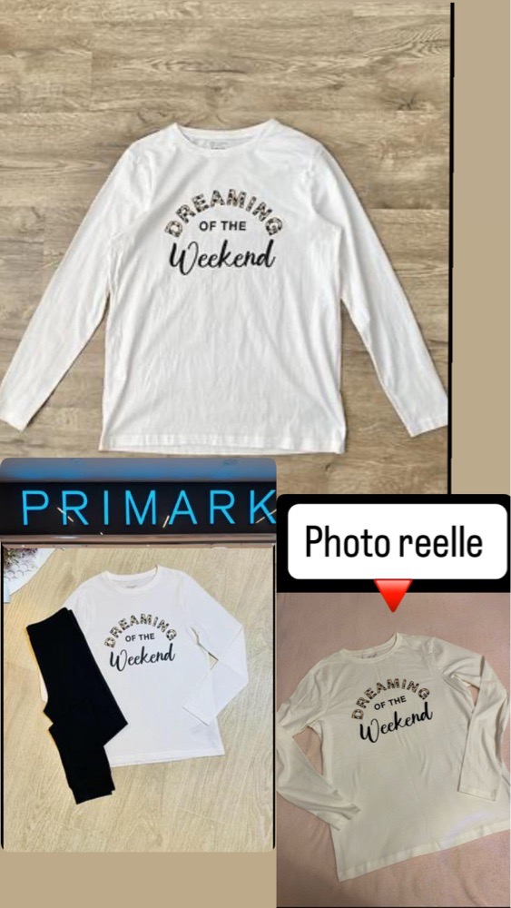 2 Hauts de pyjama 100% coton 