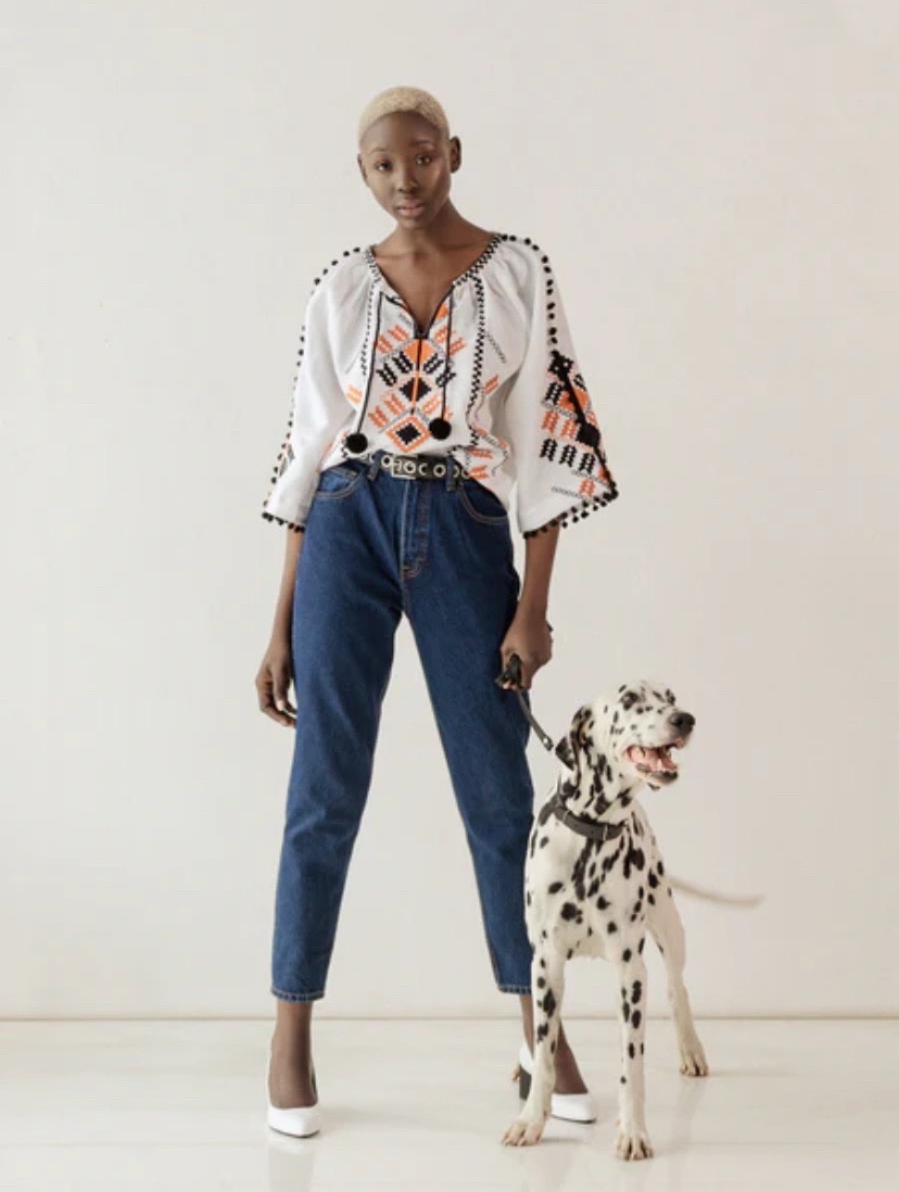 Blouse brodée style Zara 