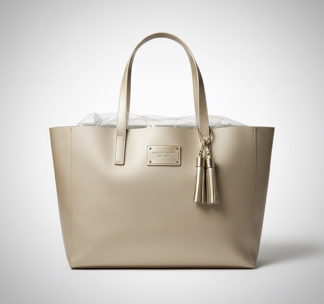 Tote bag MK doré pailleté 