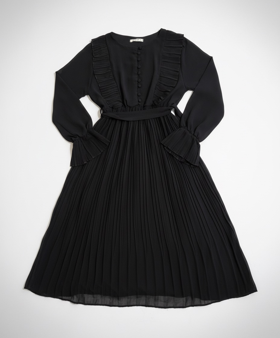 Robe Mousseline plissée 