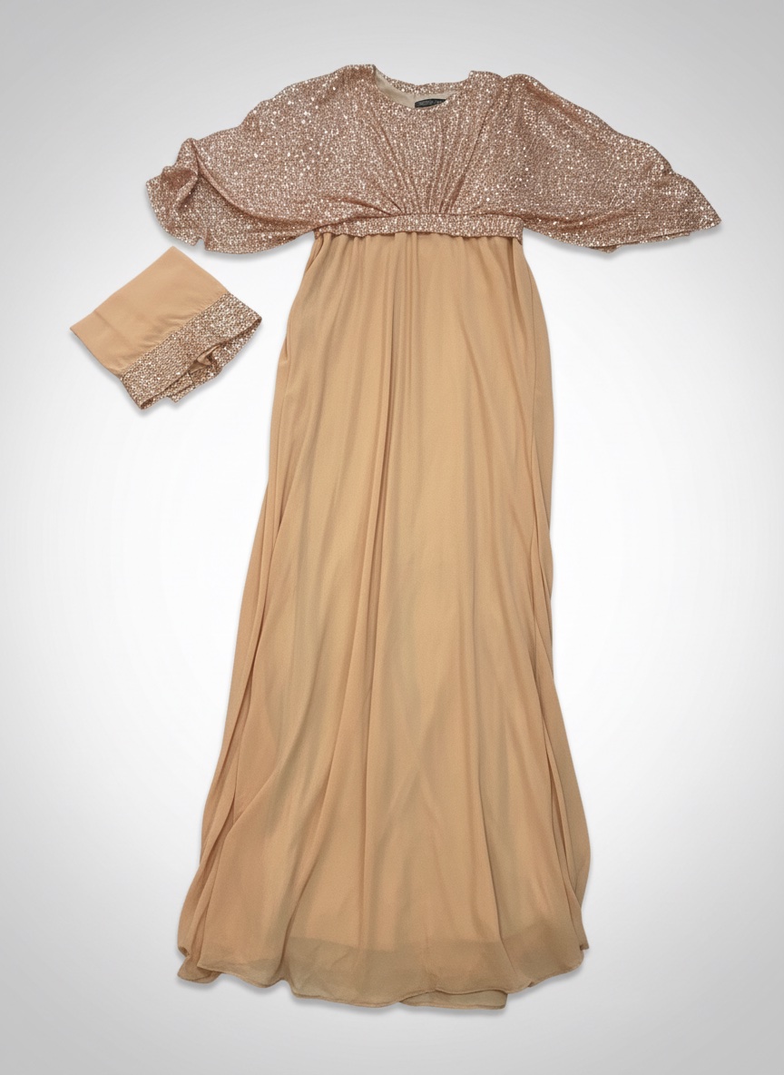 Robe soirée + foulard 