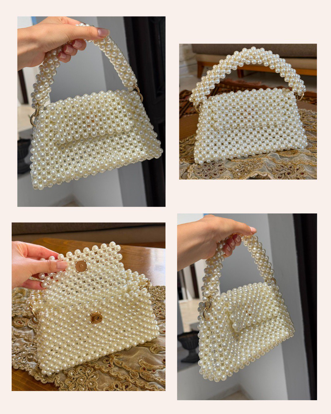 Sac à main perles