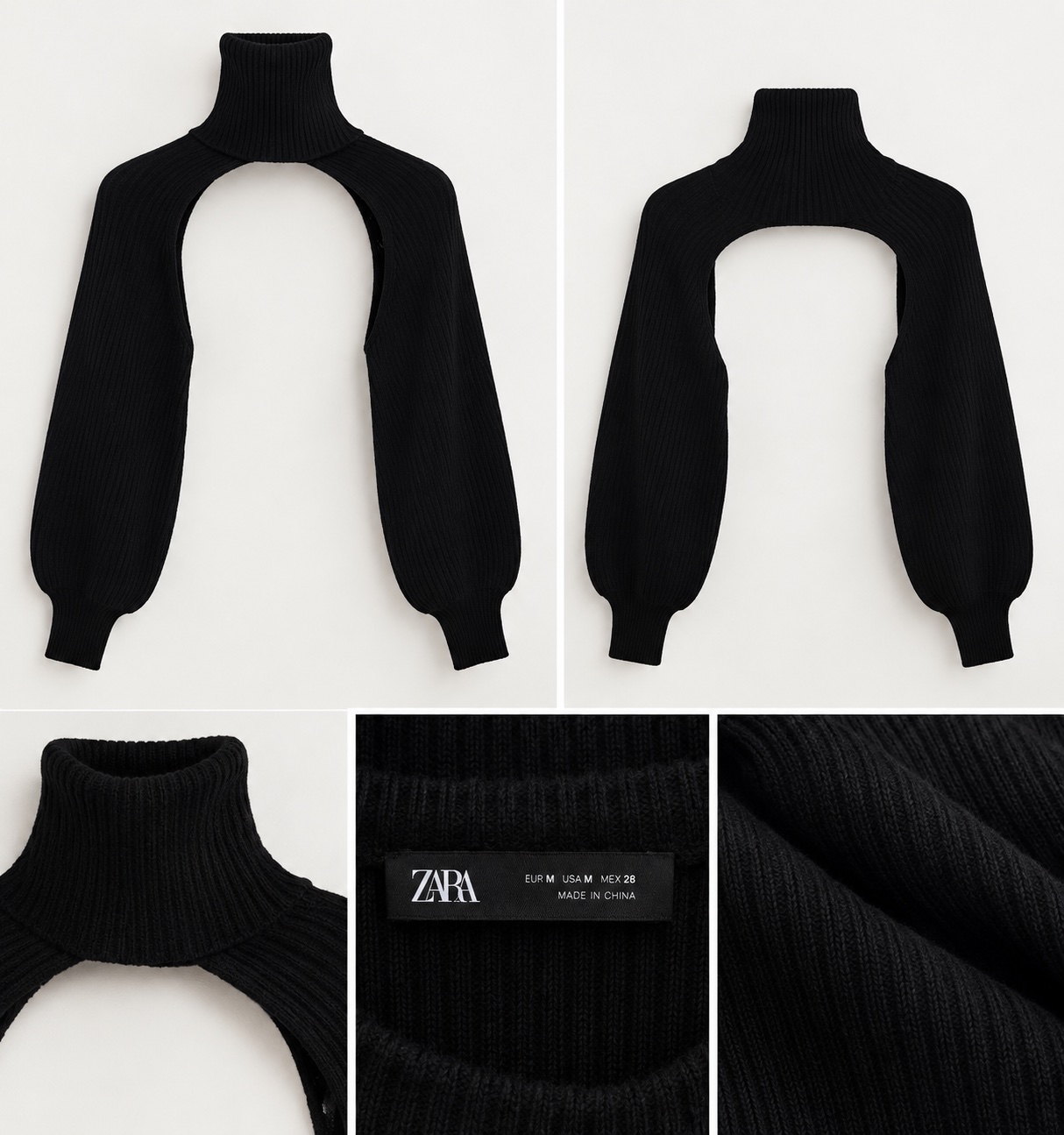 Zara knit arm warmer