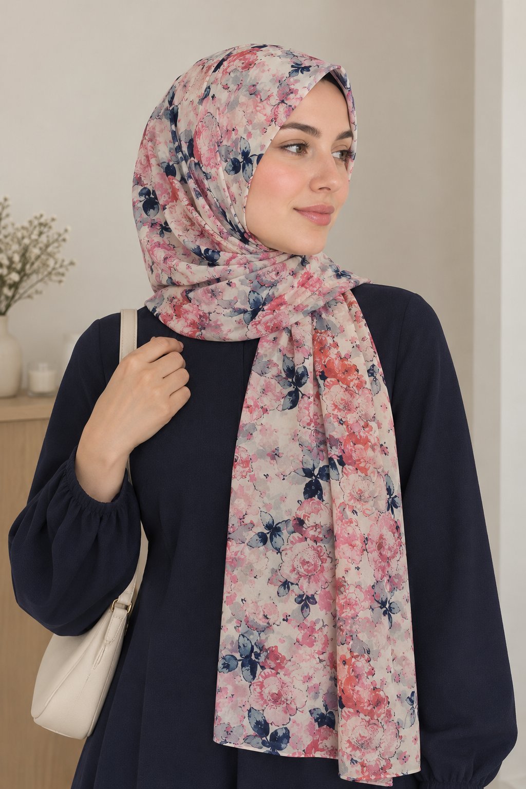 Foulard fleurie 
