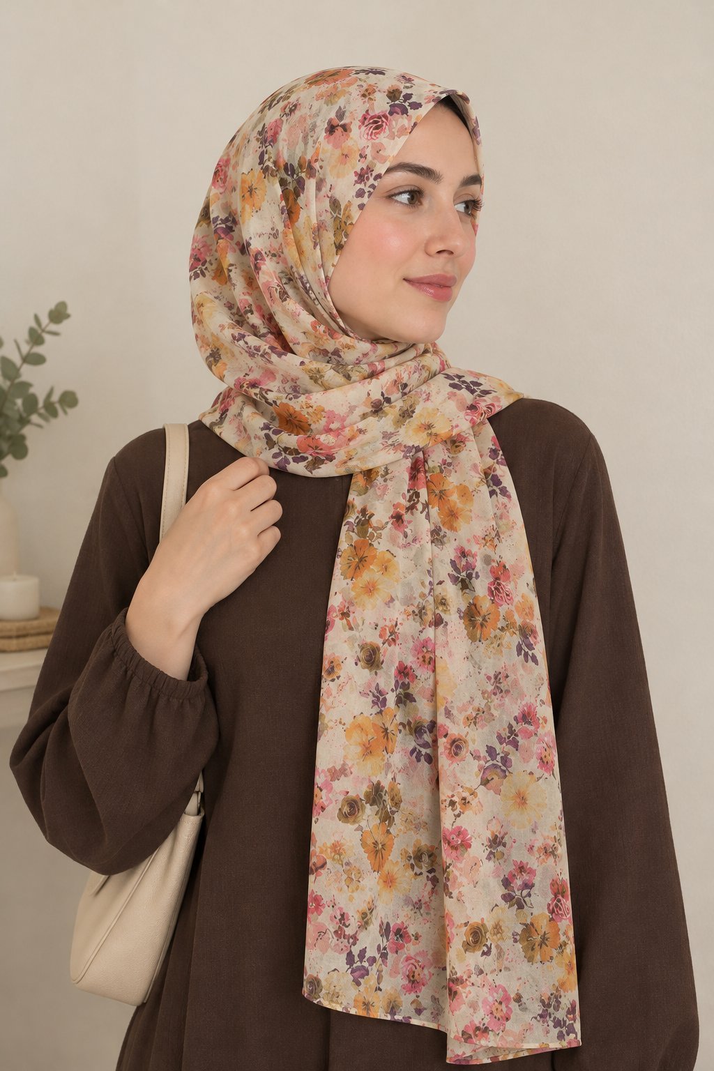 Foulard fleurie 