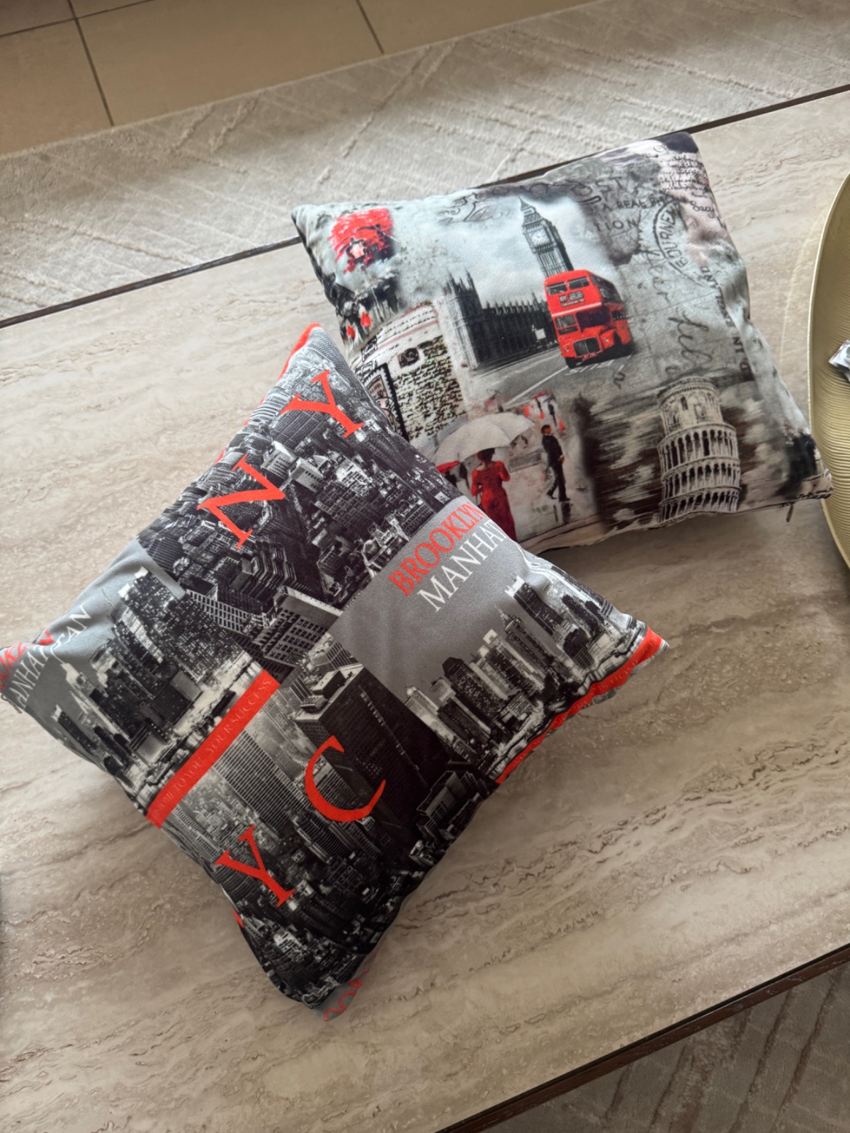 2 coussins decoratifs