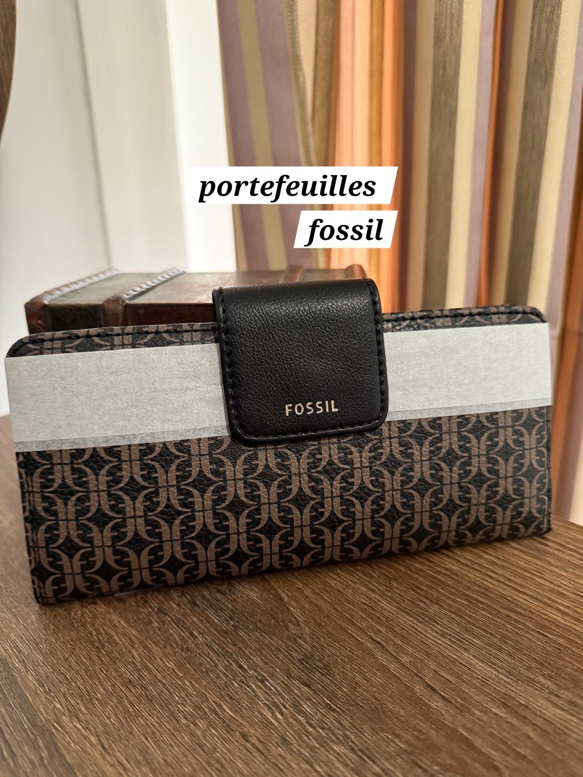 Portefeuilles fossil authentique 