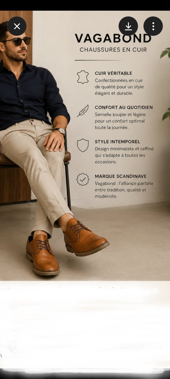 Chaussures Clarks homme de la marque Vagabond 