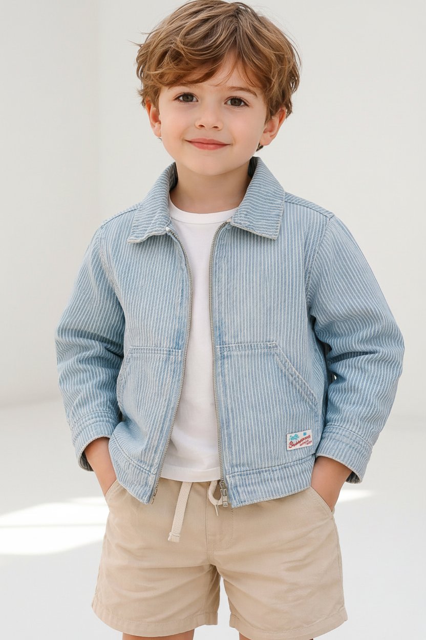 Splendide blouson Djean à rayures zara 
