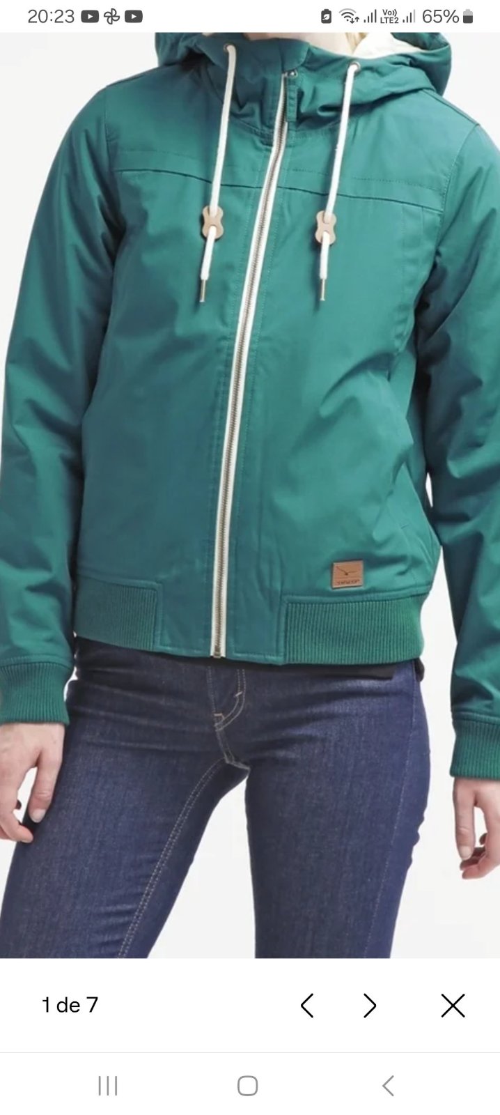 Je vends cette magnifique veste manteau à capuche TWINTIP 