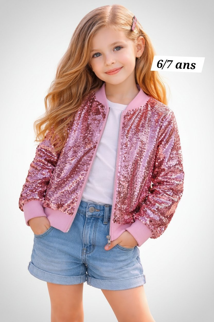 SO CUTE blouson pailleté 