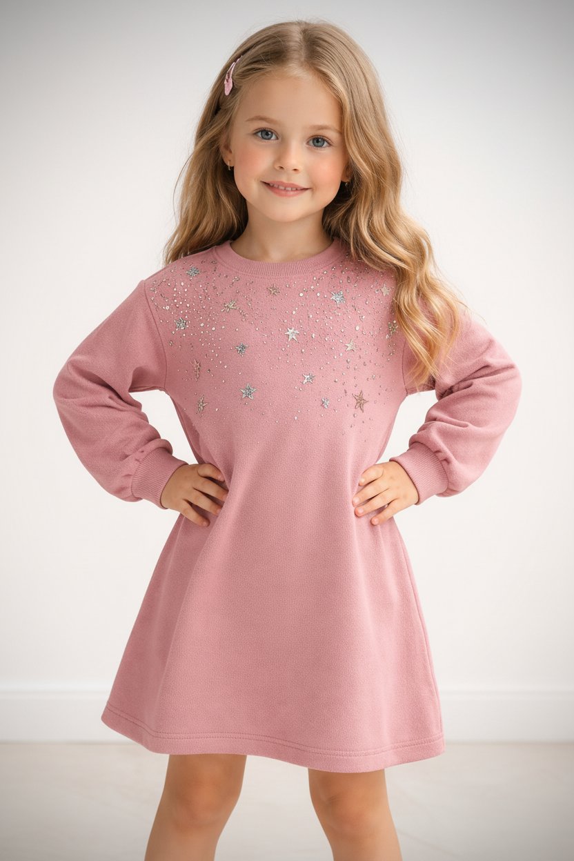 Robe raawaa pailletée pour fillette 5/6 ans 