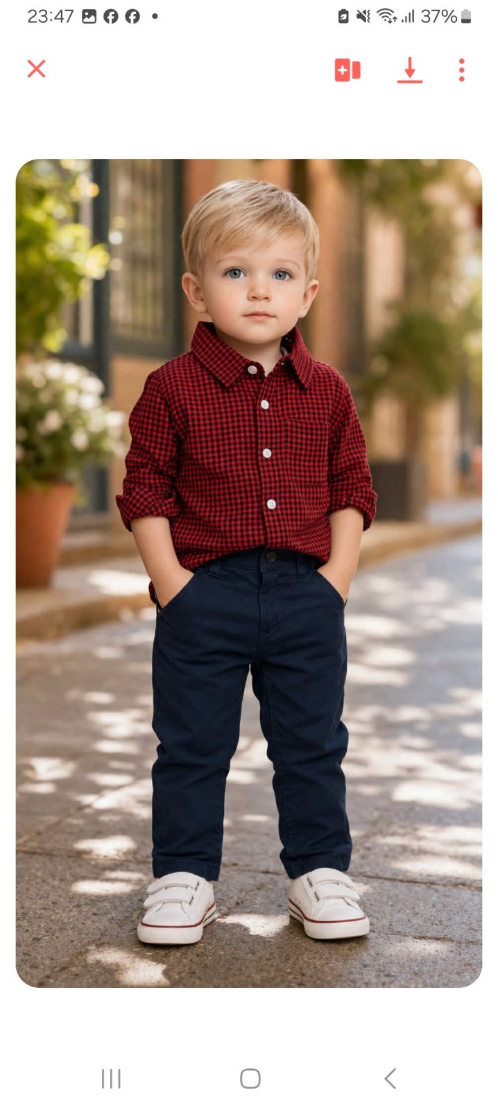 Tenue à croquer pour garçon 