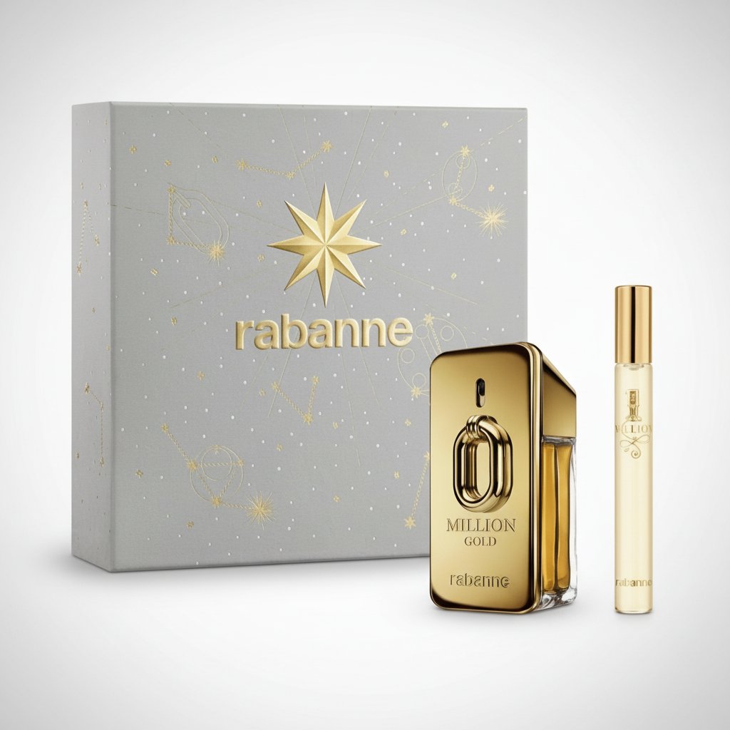 Coffret one million gold parfum 50ml + 10ml Paco rabanne 