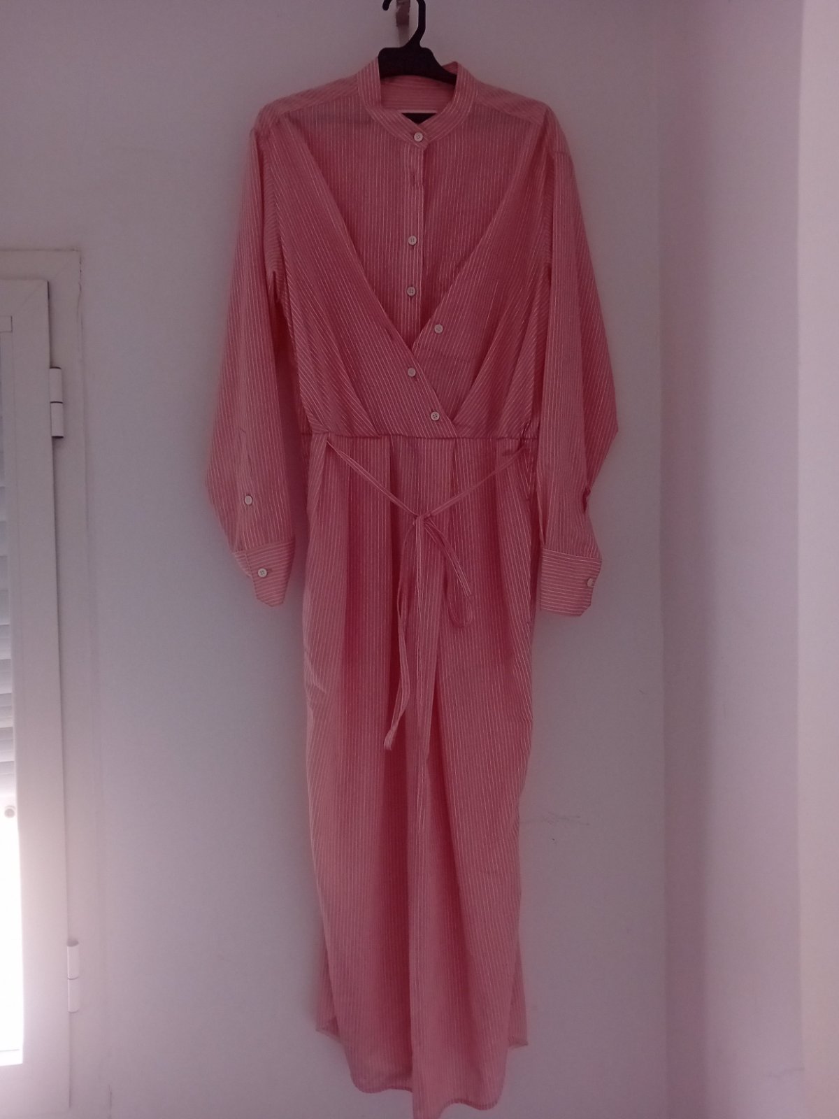 Robe longue rayé 
