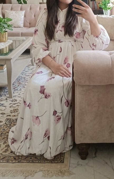 Robe effet satiné 