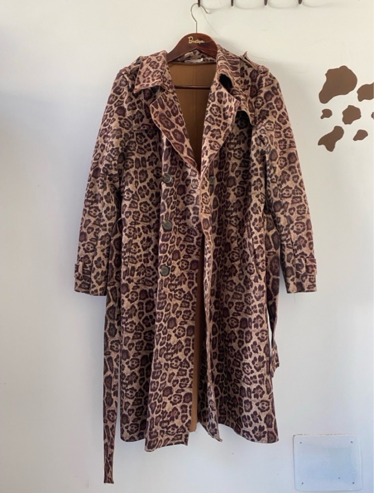  trench léopard trés chic