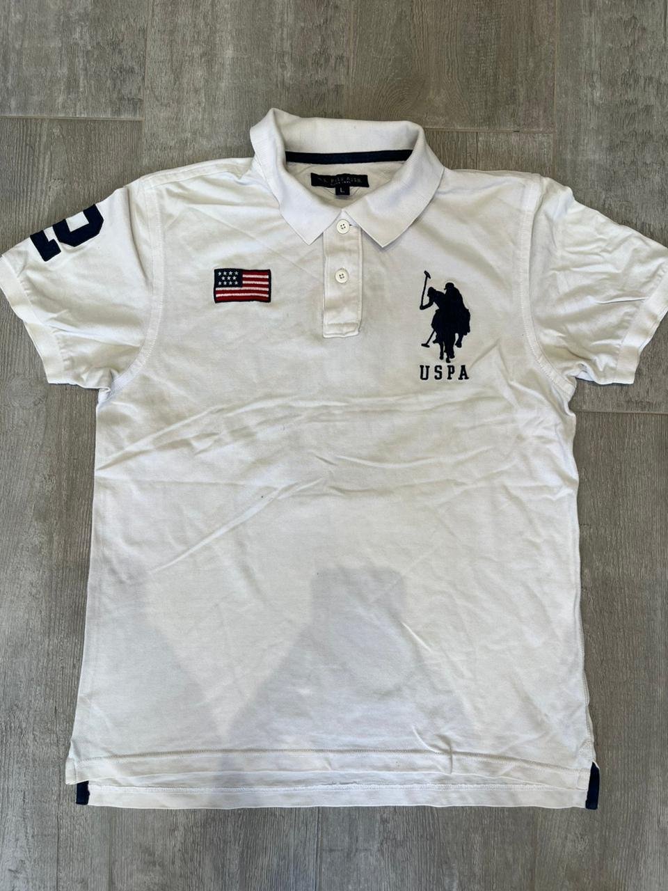 Polo blanc USPA U.S POLO 