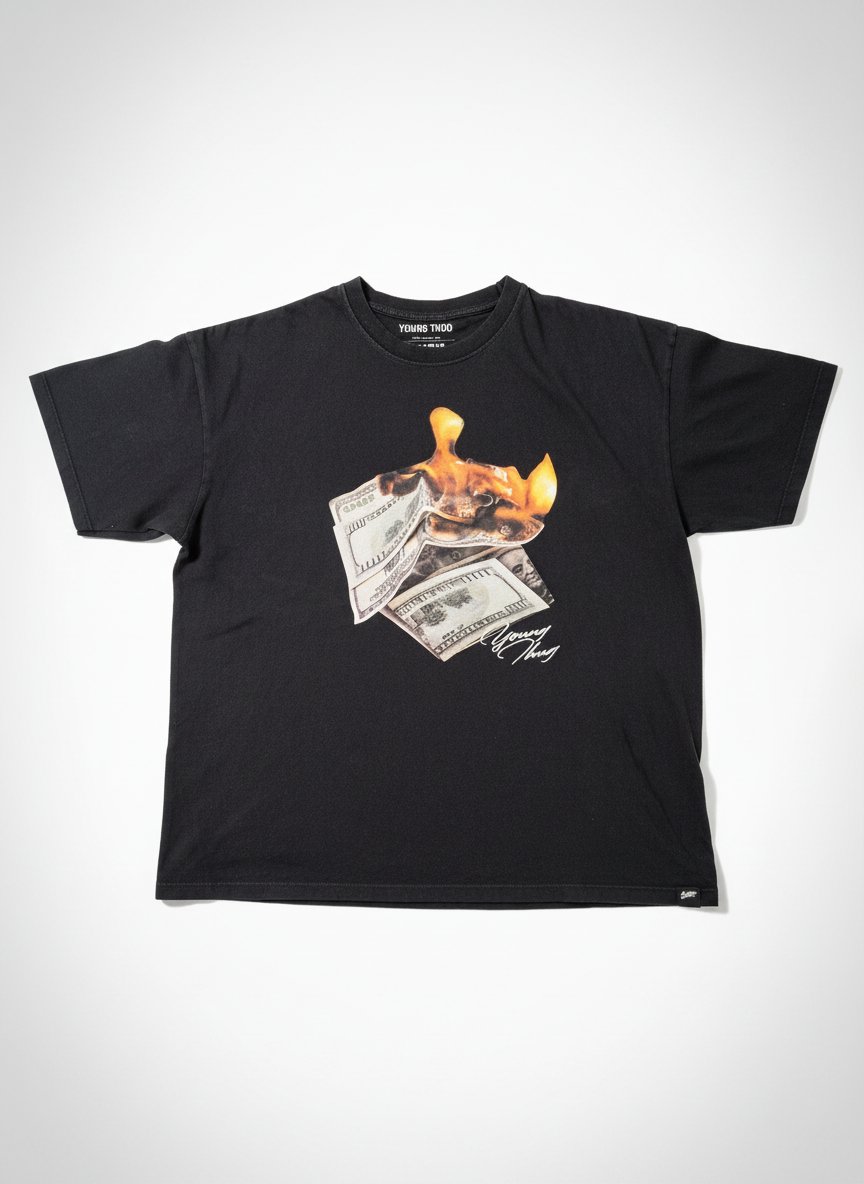 T-shirt Young Thug Pull and Bear hip-hop/rap