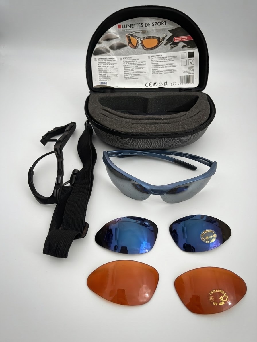 Un ensemble complet de lunettes de sport modulaires