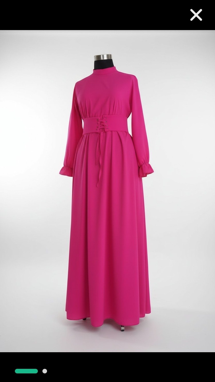 Robe Rose fushia