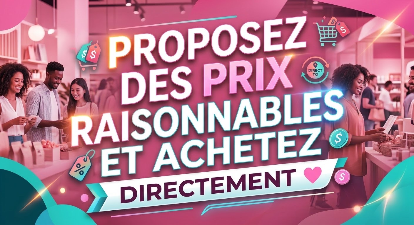 Proposez achetez direct 