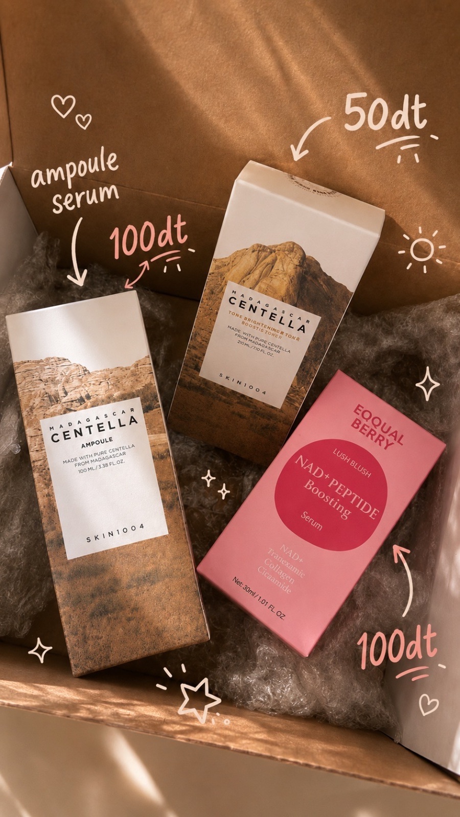 Les serums a 100dt 