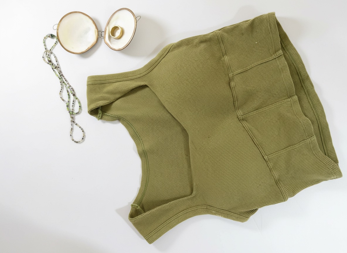Crop top vert