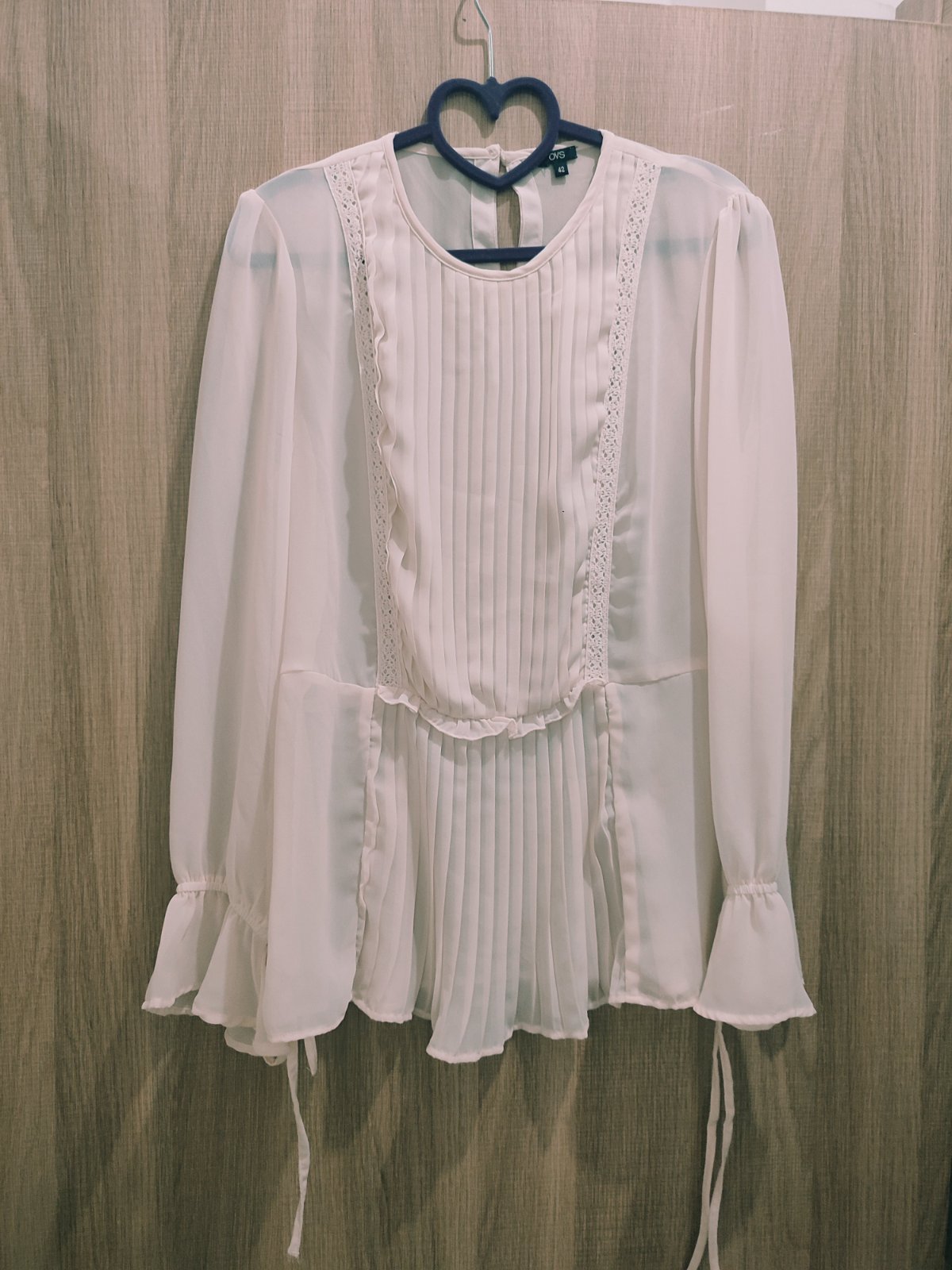 Chemise plissée 