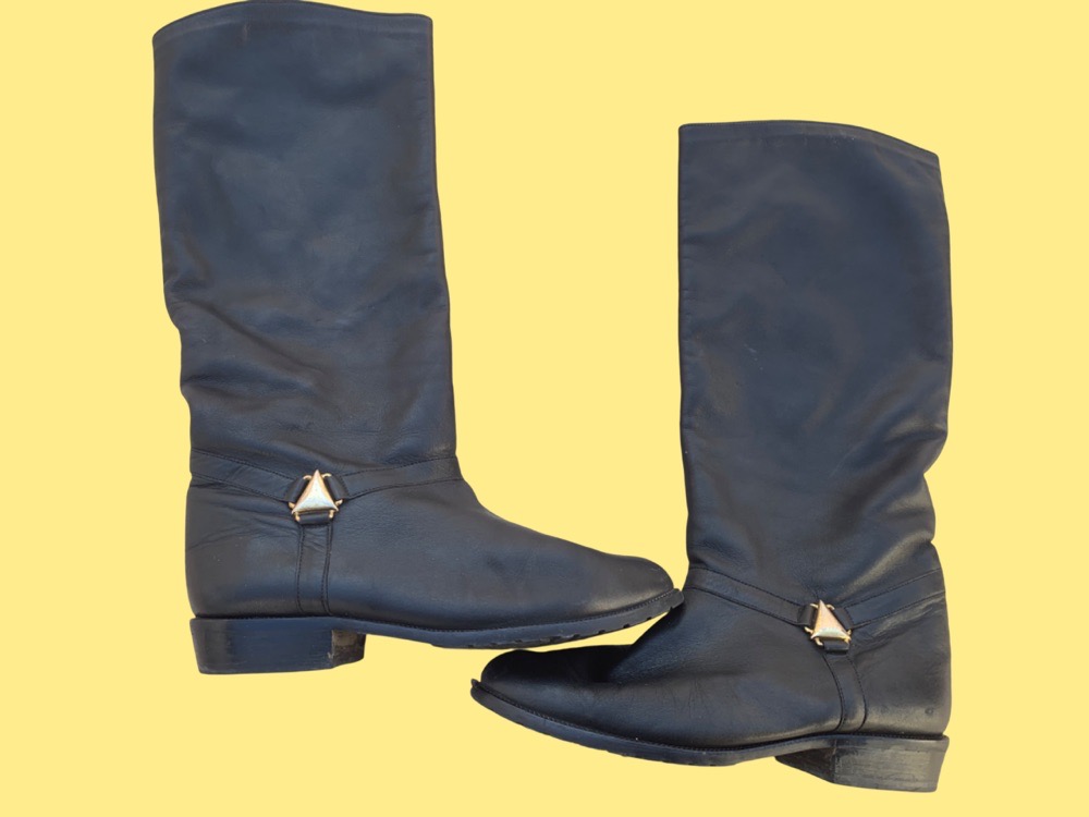 Bottes noires de la marque Salamander pour femme, pointure 39, en très bon état