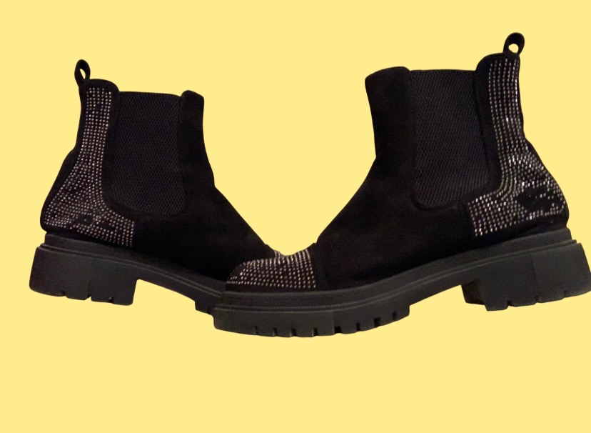 Bottines noires femme
