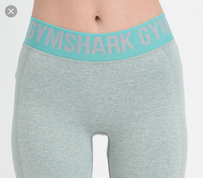 Legging GYMSHARK gris et bleu