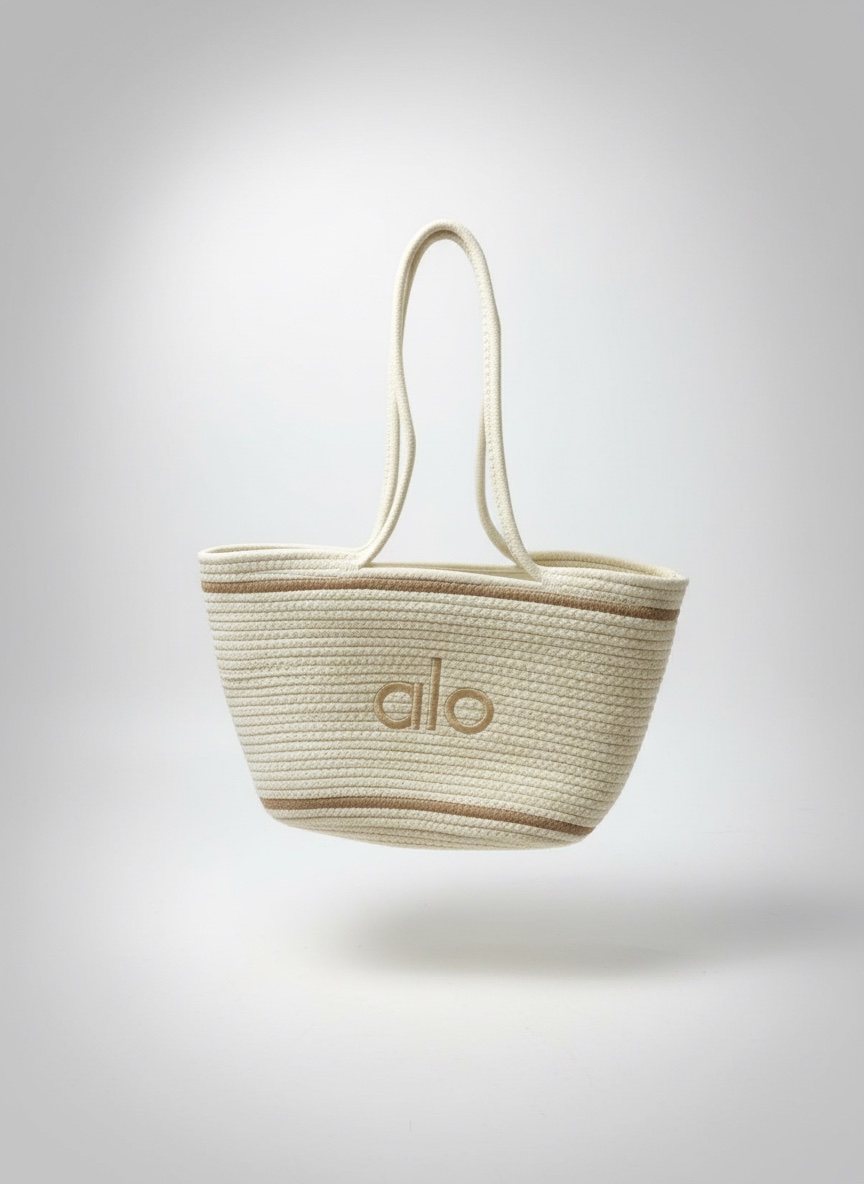 Sac Cabas Tressé Bicolore Élégant - Collection Été 2026 