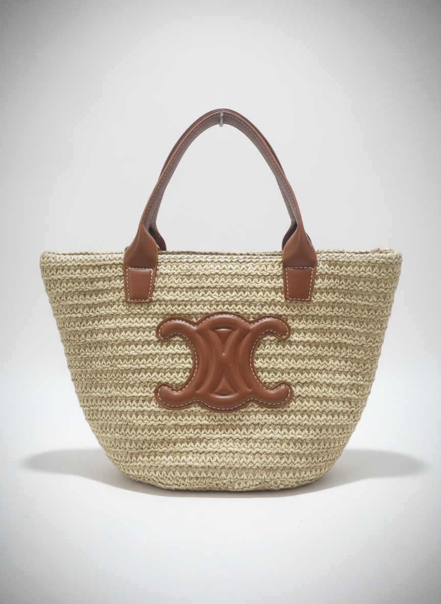 Cabas Paille Femme Style Luxe - Tendance Été 2026 👜