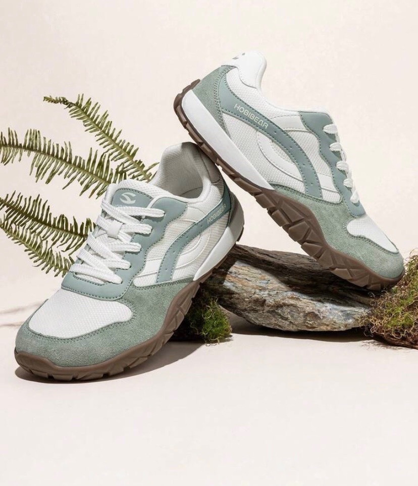 Baskets Barefoot HOBIBEAR - Pointure 39 - Chaussures Pieds Nus Minimalistes - Vert Sauge