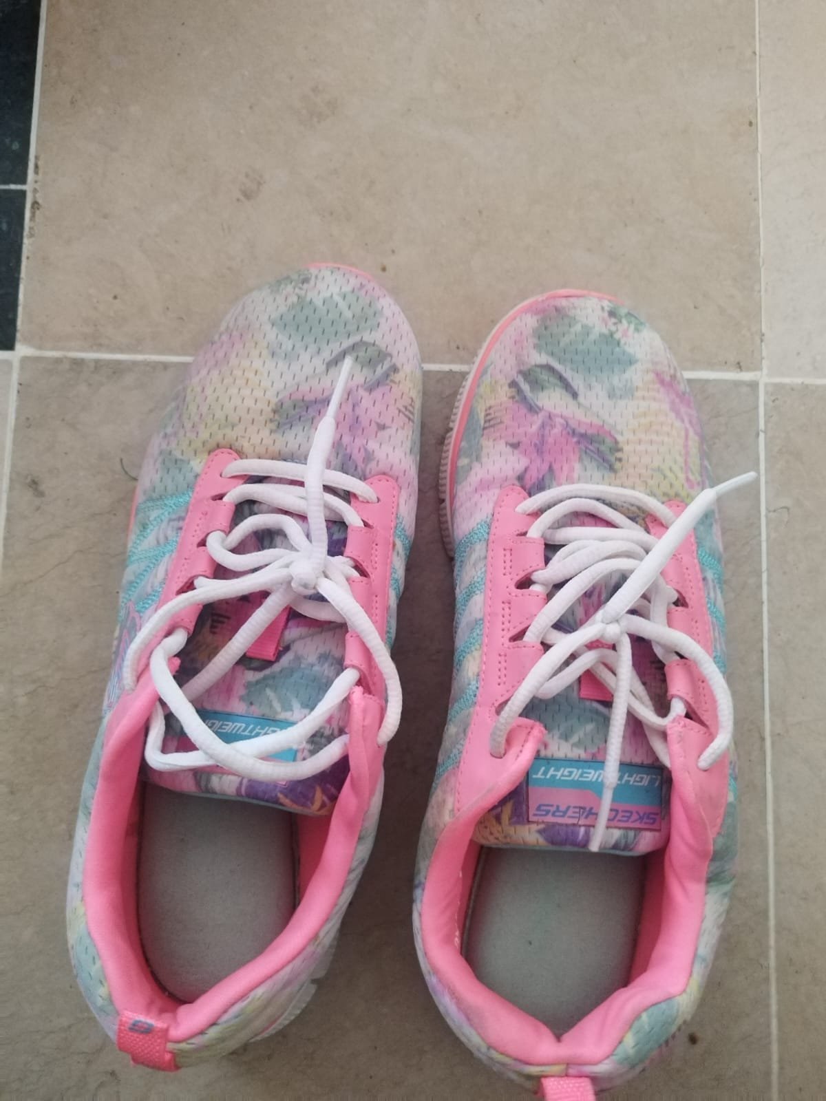 Chaussure skechers rose
