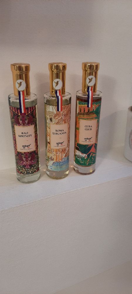 Parfums 50ml de la marque française Adopt 