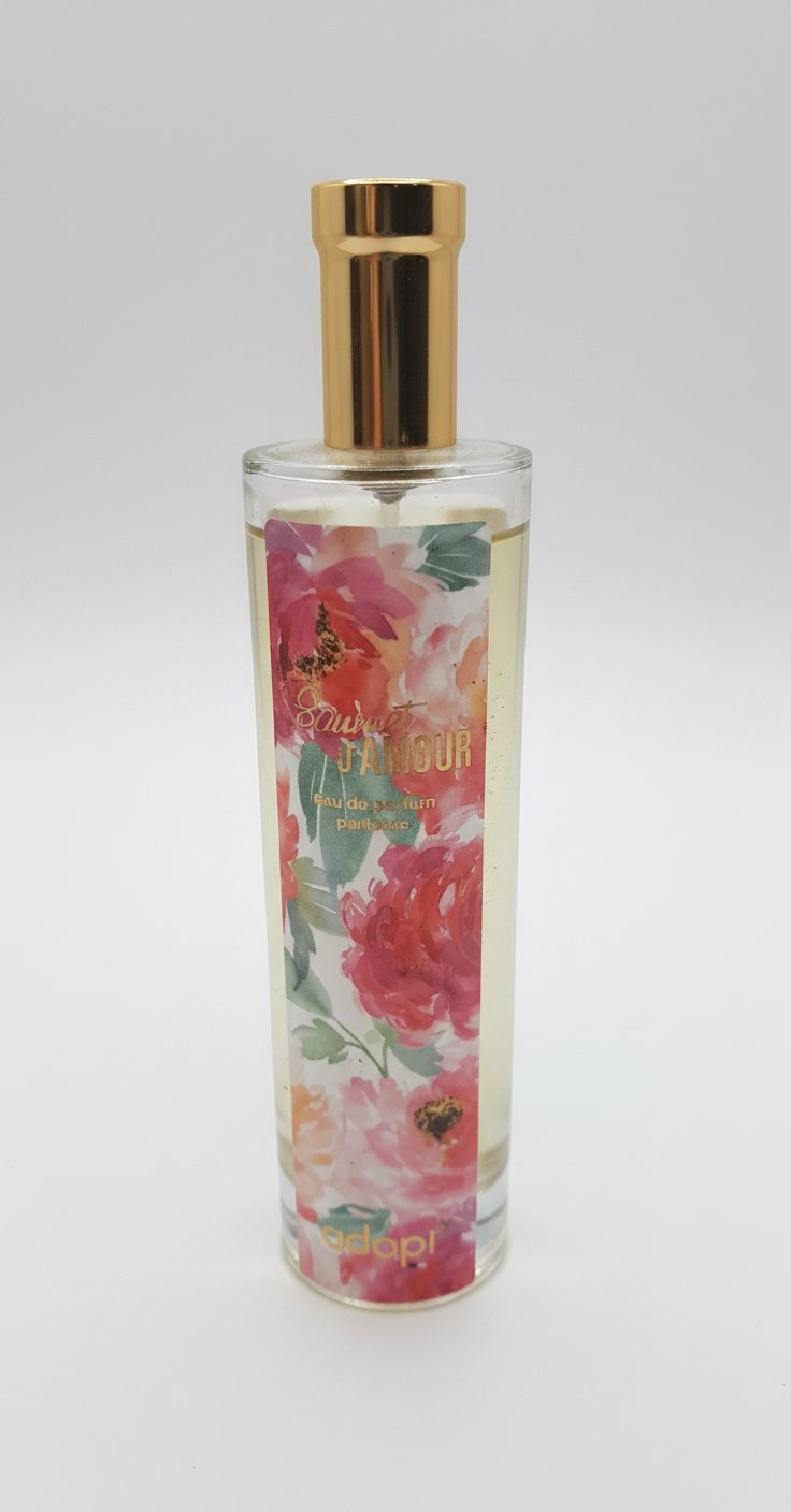 Parfum "Bouquet D'AMOUR" 100ml pailleté de la marque française Adopt 