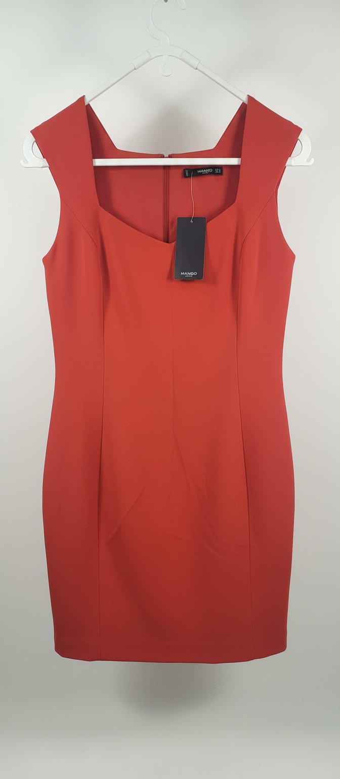 Robe rouge de la marque Mango