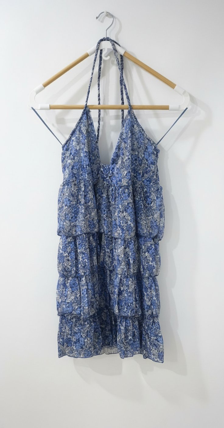 Robe à fleurs en bleu taille S la marque Jennyfer
