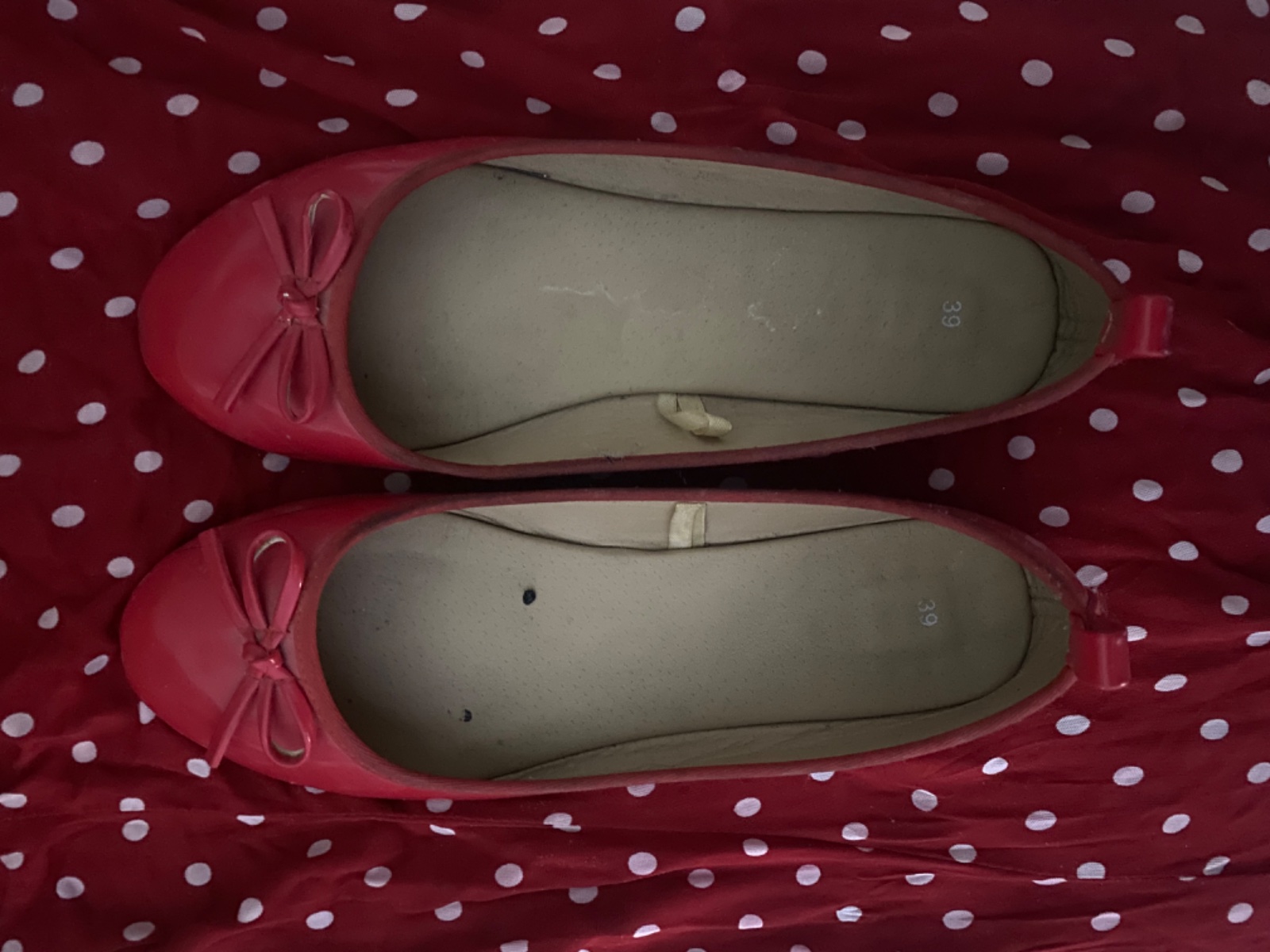 Ballerines rouges 
