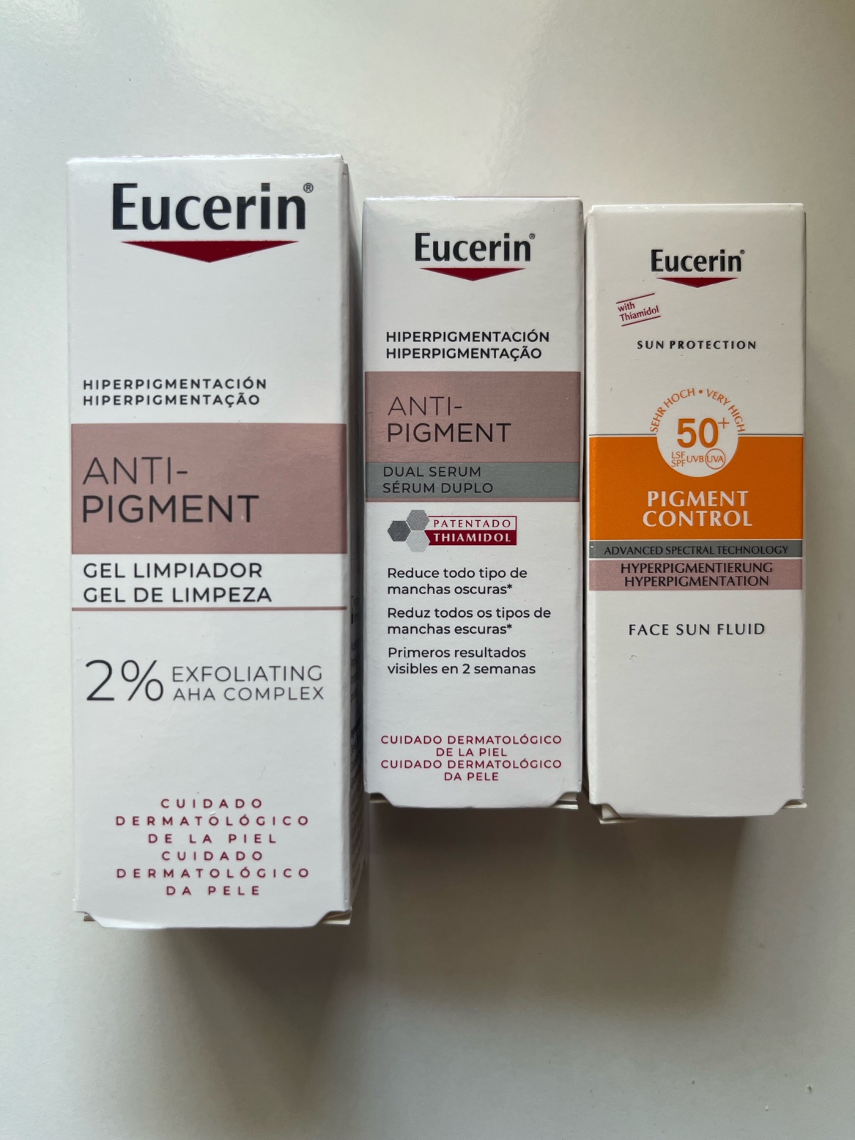 Pack trio miniature Eucerin neuf